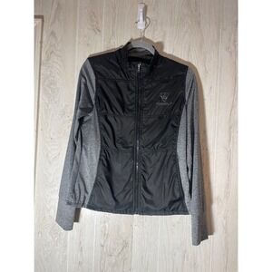 TOP GOLF Jacket Women's Size M black and grey polyester /spandex